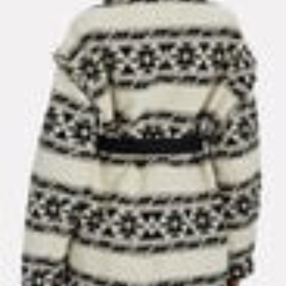 FW22 ISABEL MARANT ÉTOILE Josialo Fringed Jacquard Jacket - Picture 7 of 8